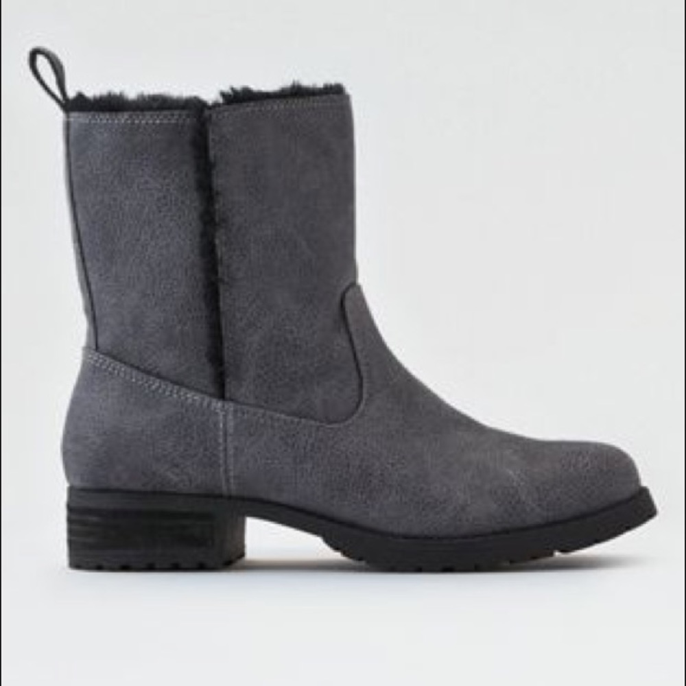 AE Fur Lug Boot